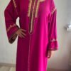Caftan rose fushia brodé