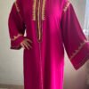 Caftan rose fushia brodé