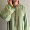 Caftan vert raffiné