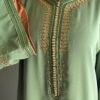 Caftan vert raffiné