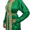 💚 Caftan Vert Malaki – Élégance impériale & détails dorés