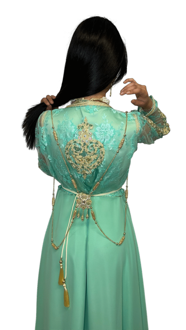 Caftan “Émeraude du Paradis”