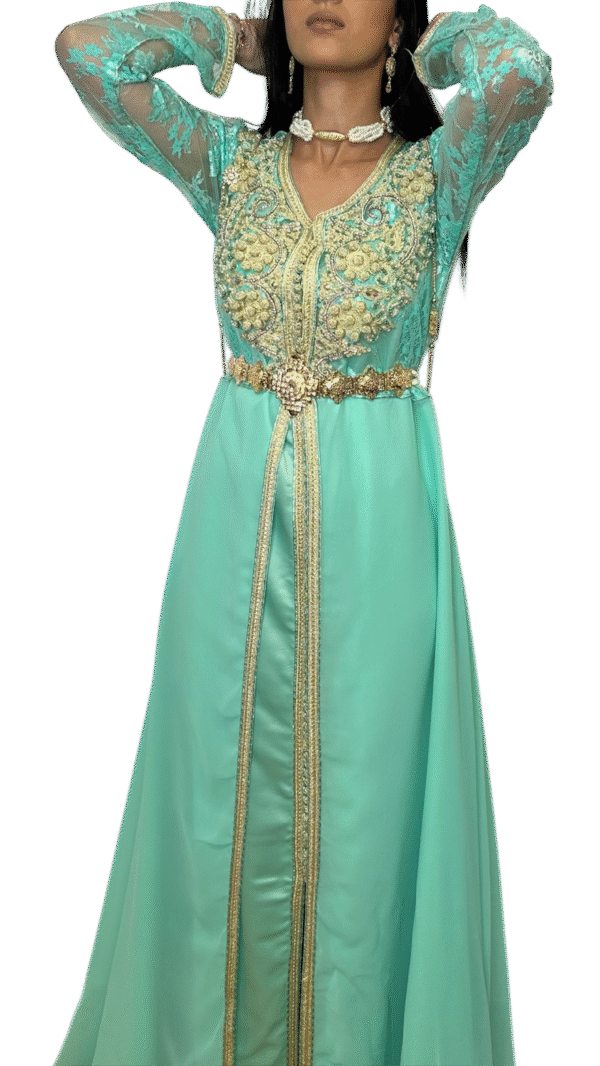 Caftan “Émeraude du Paradis”