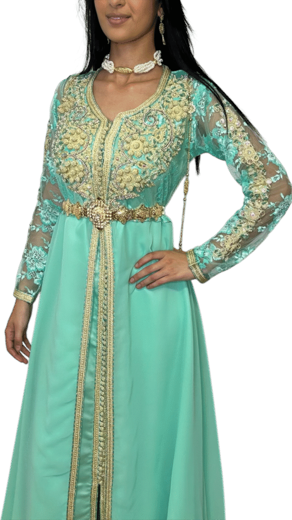 Caftan “Émeraude du Paradis”