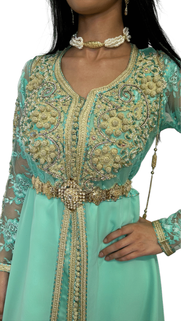 Caftan “Émeraude du Paradis”