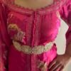 🌸 Caftan “Rose Majesté” – Élégance Fuchsia & Or