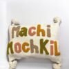 ✨ Coussin personnalisé “Machi Mochki” – Pièce unique fait main